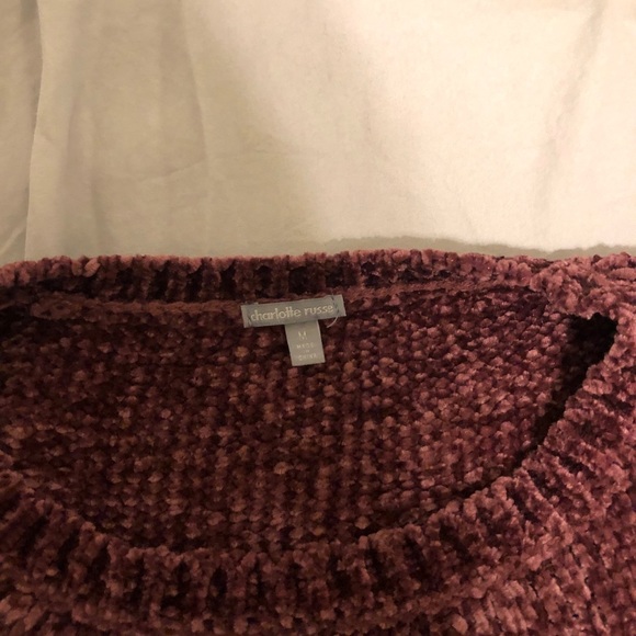 Charlotte Russe Oversided Maroon Sweater - Medium - Picture 2 of 3